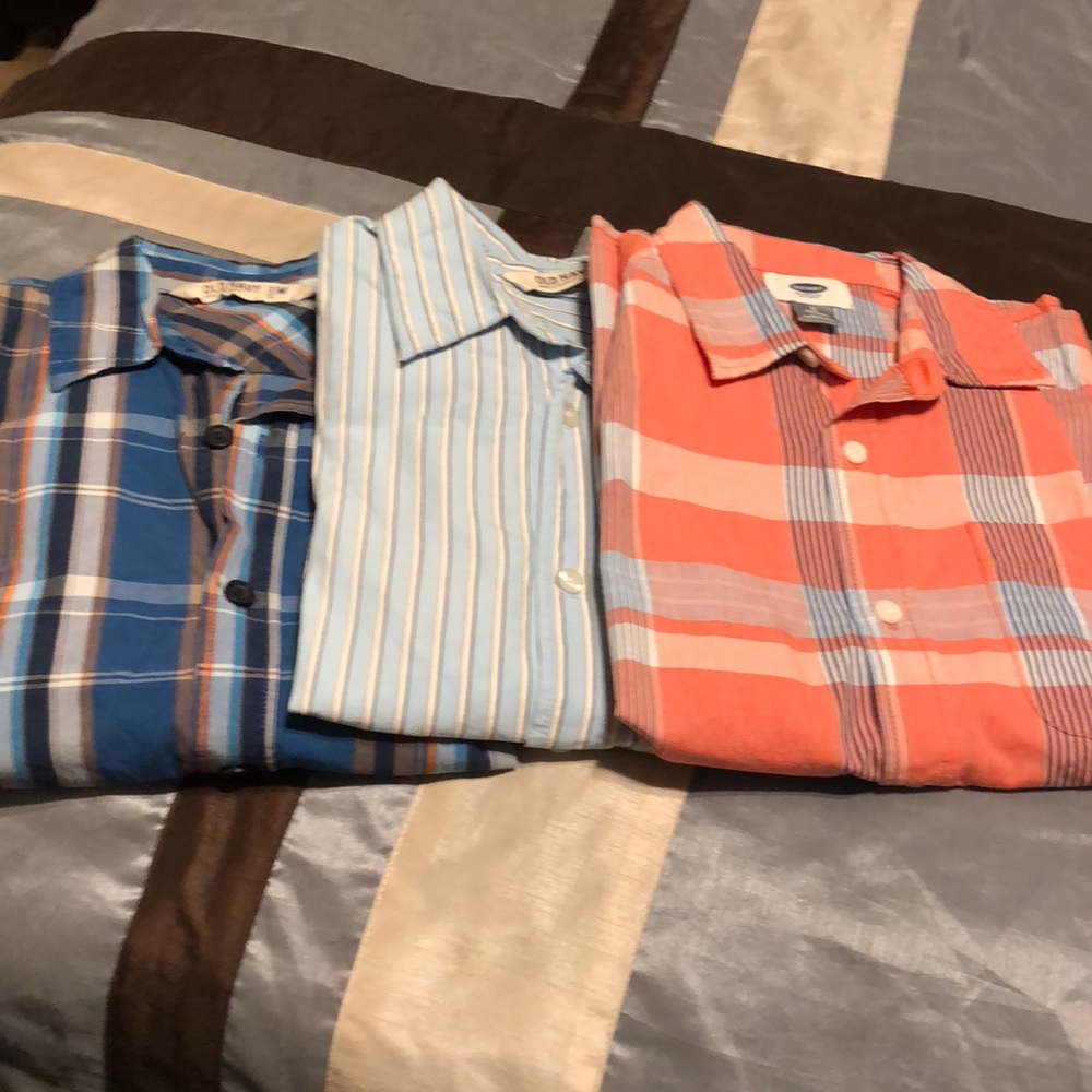 Kids button down shits